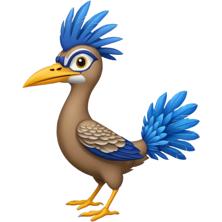 roadrunner emoji, real colors emoji