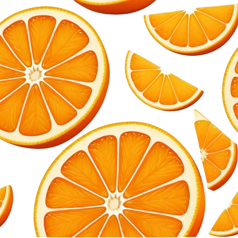 Slice of orange emoji