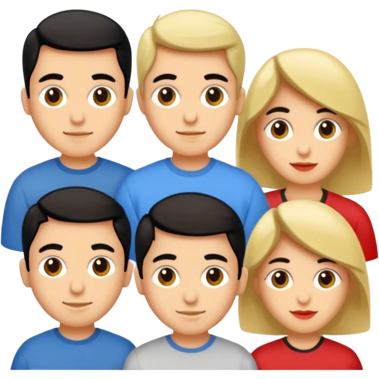 Saçı uzun ve arkadan bağlı, beyaz tenli, sakallı 24 yaşlarında olan bir erkek çiz emoji