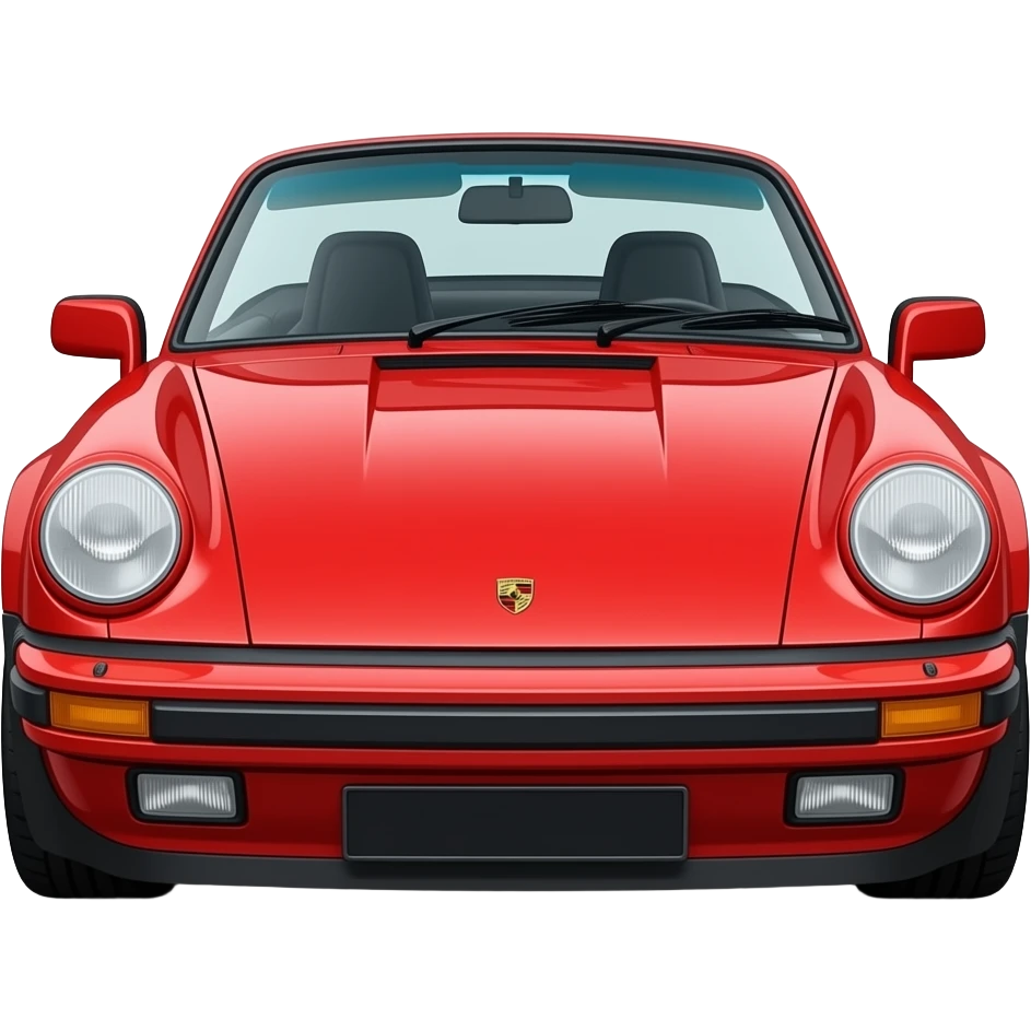 1985 Red 911 cabriolet emoji