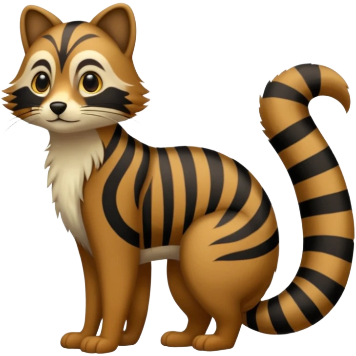 cacomistl (full body) emoji