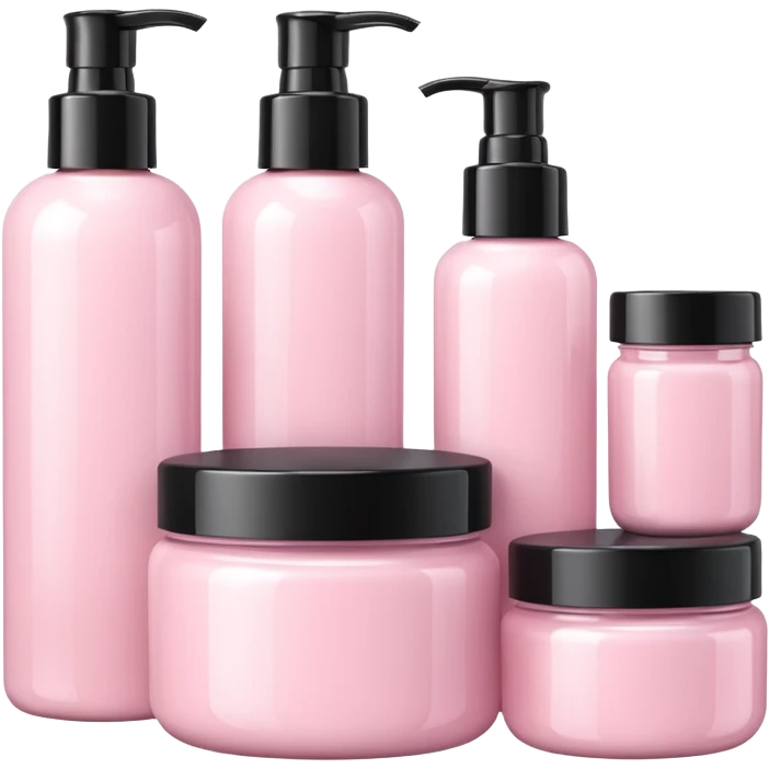 Light Pink skincare set emoji