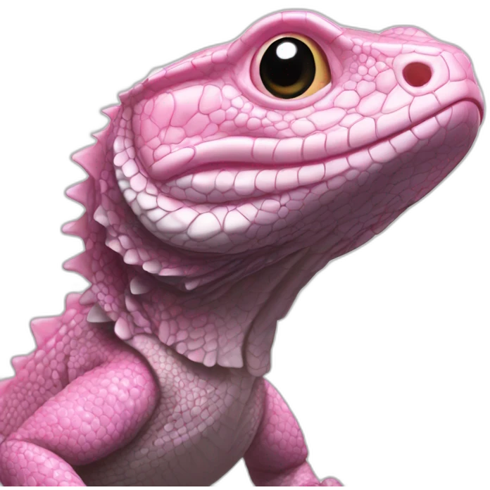 tegu lizard pink emoji