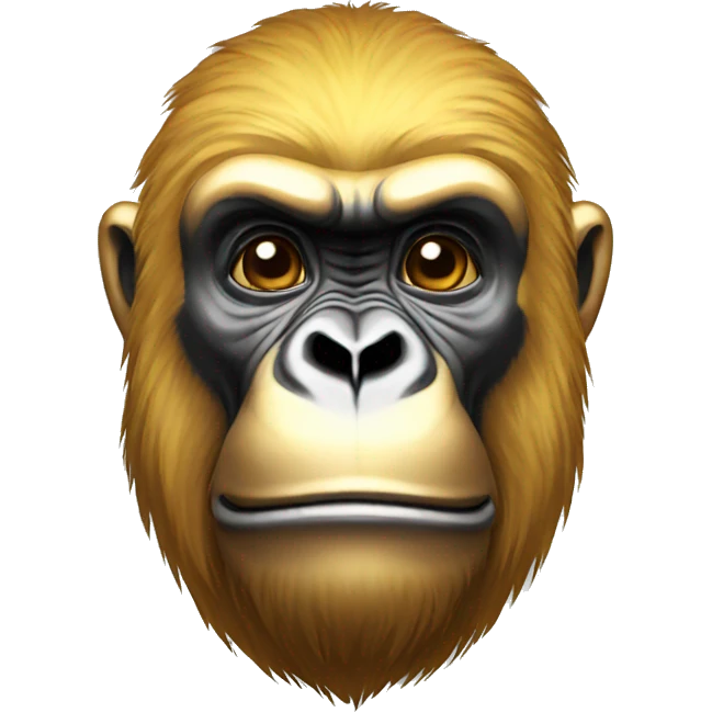 Golden gorilla  emoji