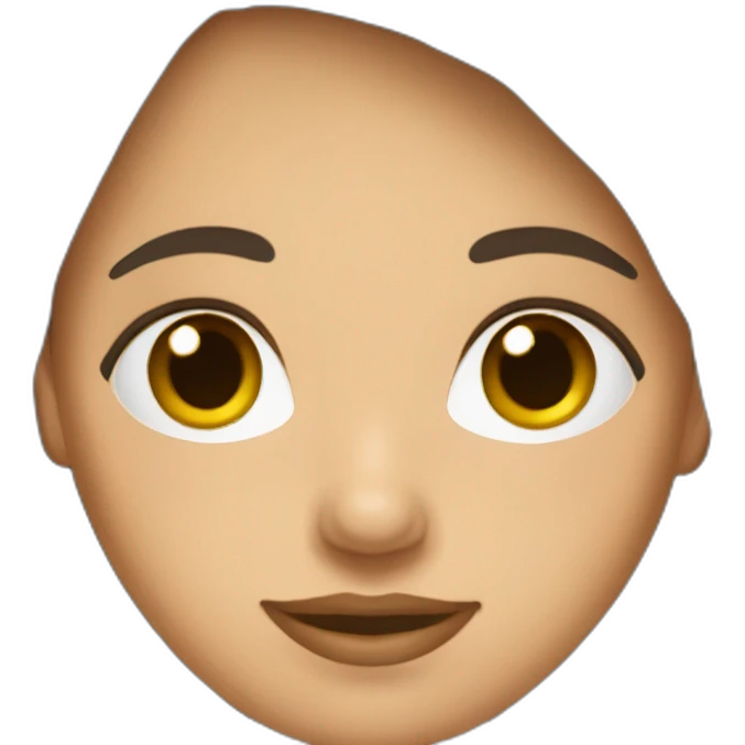 Femme brune élégante  emoji