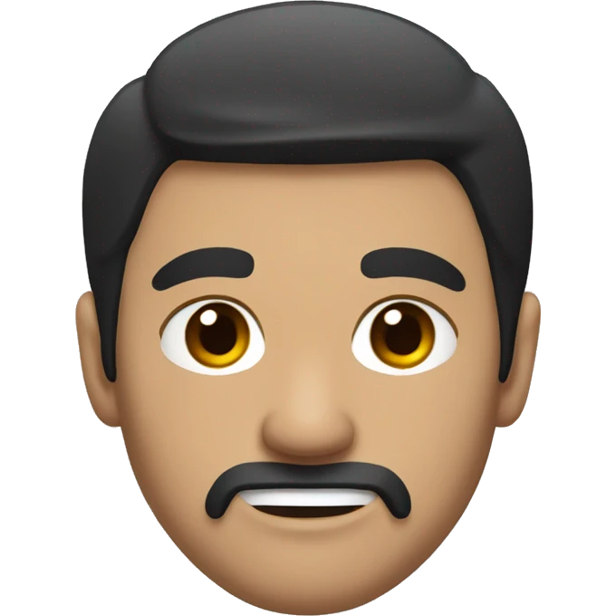 Jujitsu man with dark hair emoji