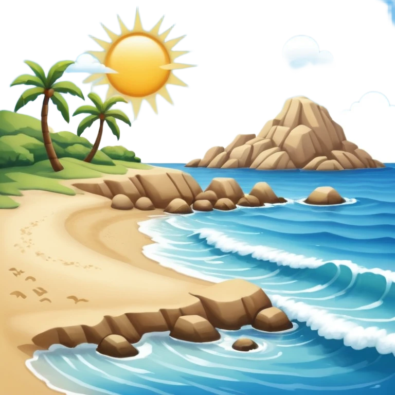 coastal beach emoji