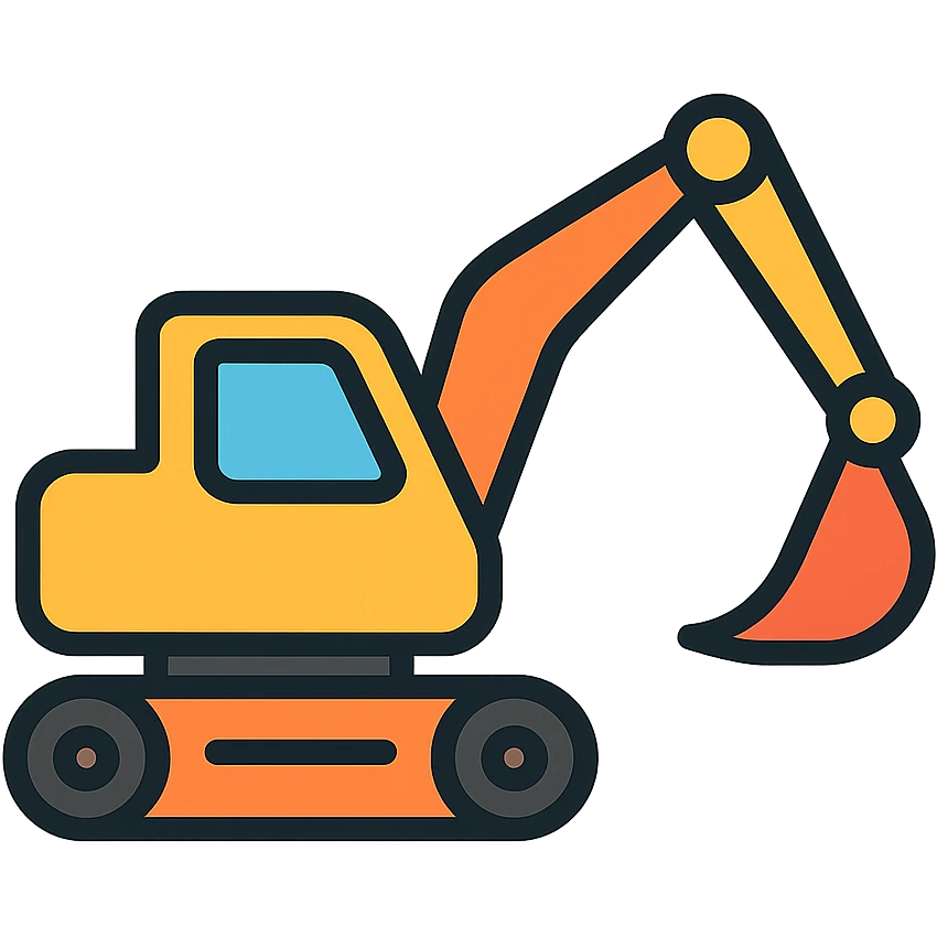 excavator emoji