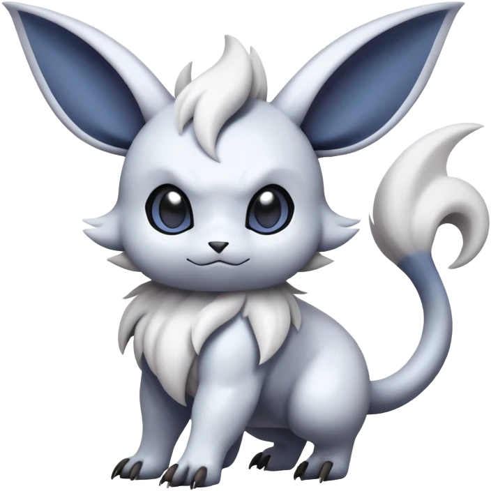 Mewostic-Absol-Minccino-Pokémon-Fakémon-hybrid-creature (full body) emoji