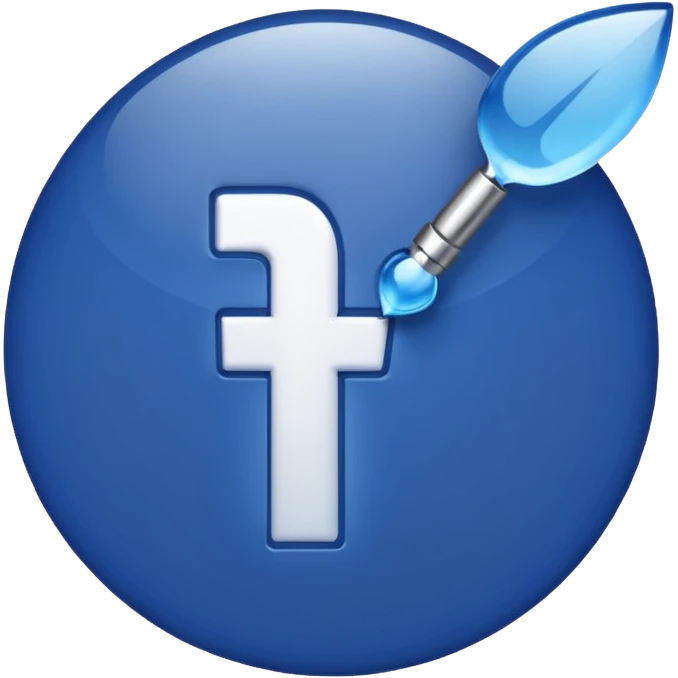 Facebook Blue verification tick emoji