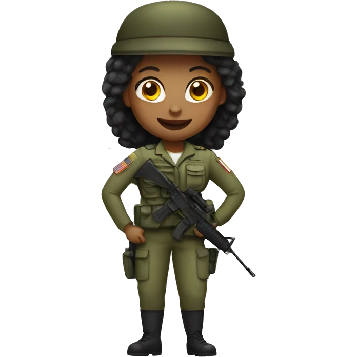 woman army emoji