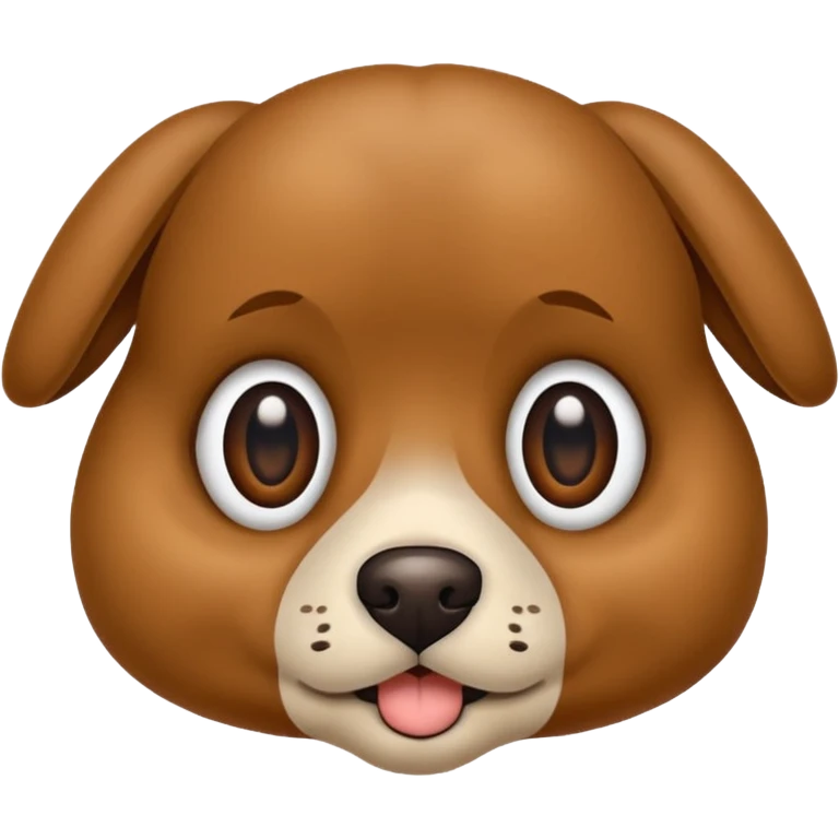 Um cachorro explodindo a mente emoji