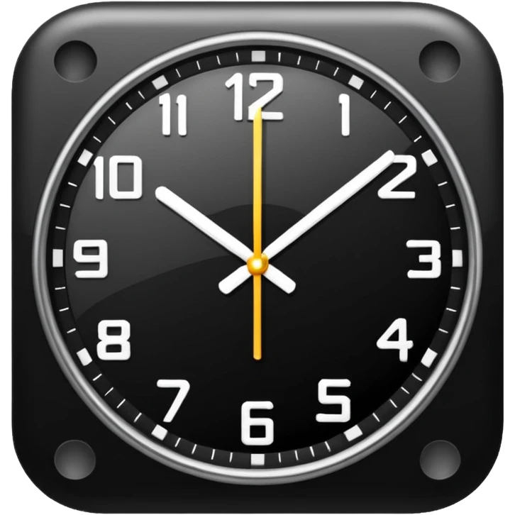 12:00 on the clock emoji