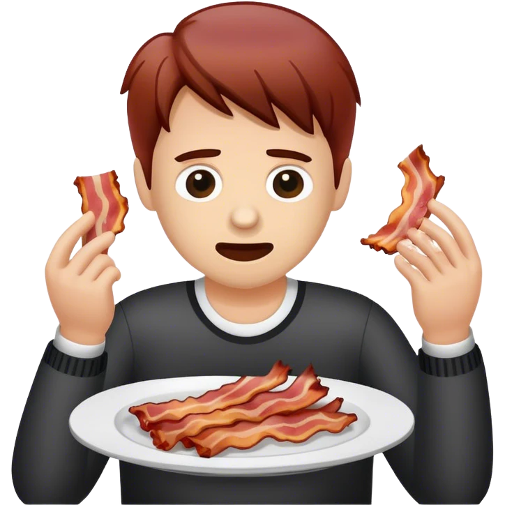throw up and bacon emoji