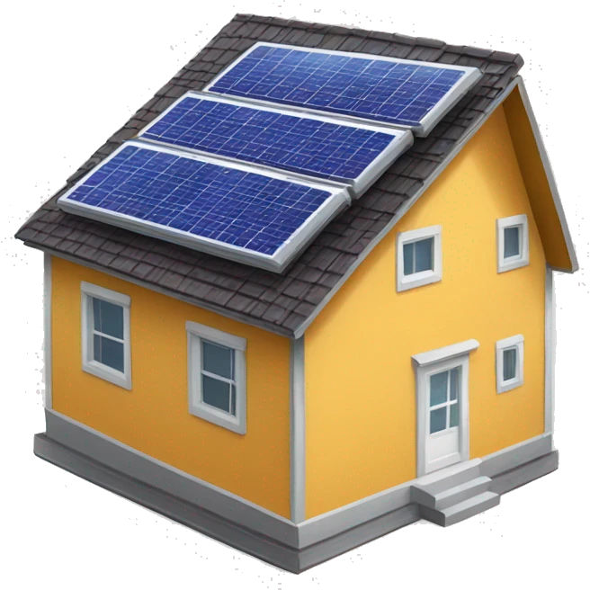solar panel on House emoji