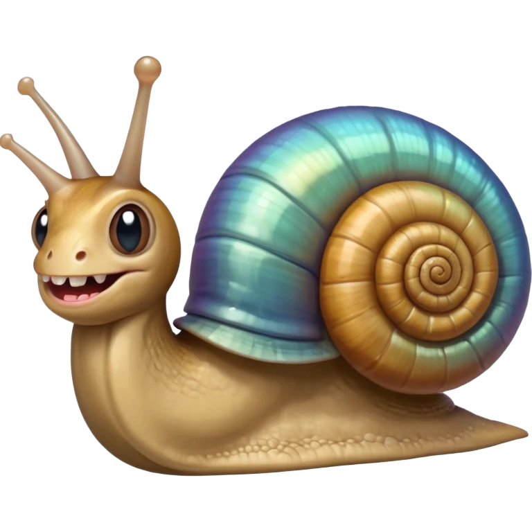 snail with teeth emoji