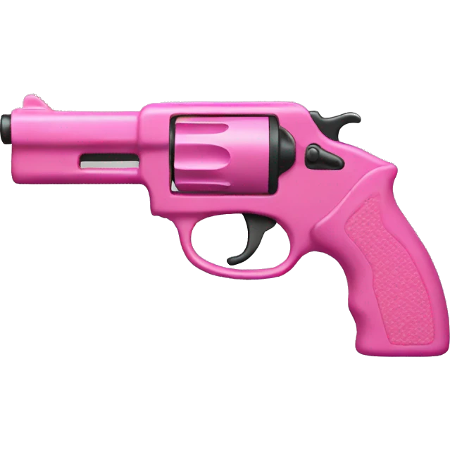 Pink gun emoji