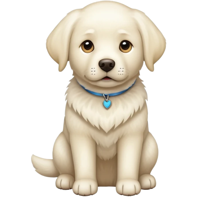 White Labrador emoji