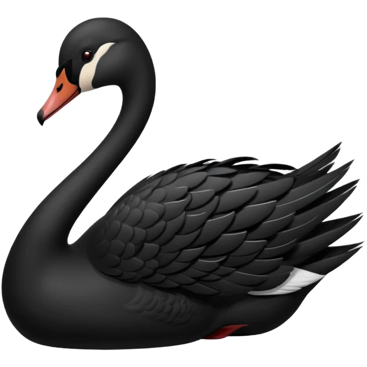 Black swan emoji