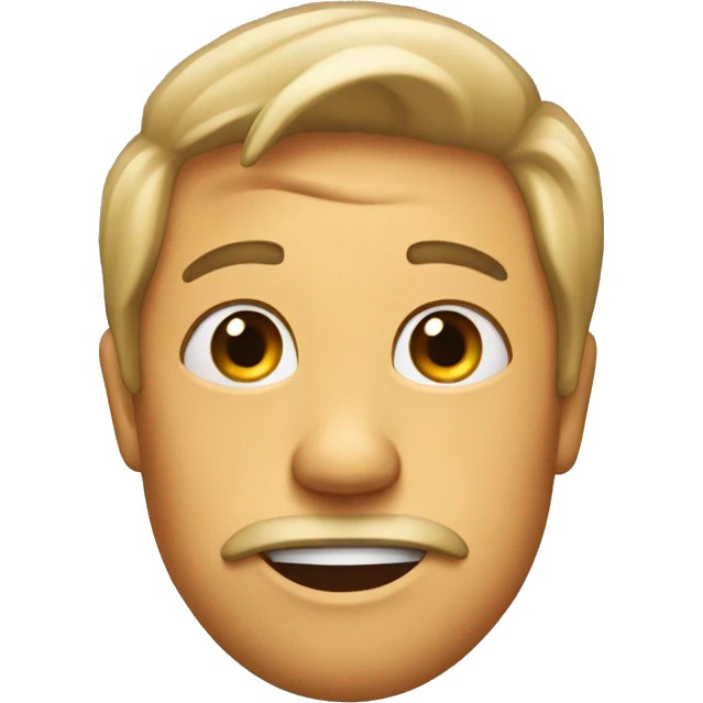 Sticky face emoji