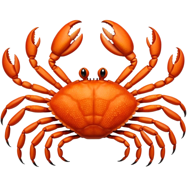 Eight legged crab emoji