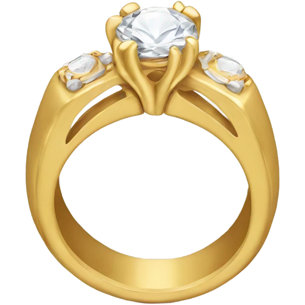 gold engagement ring  emoji
