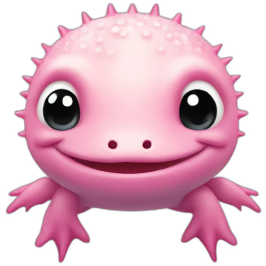 Happy axolotl emoji