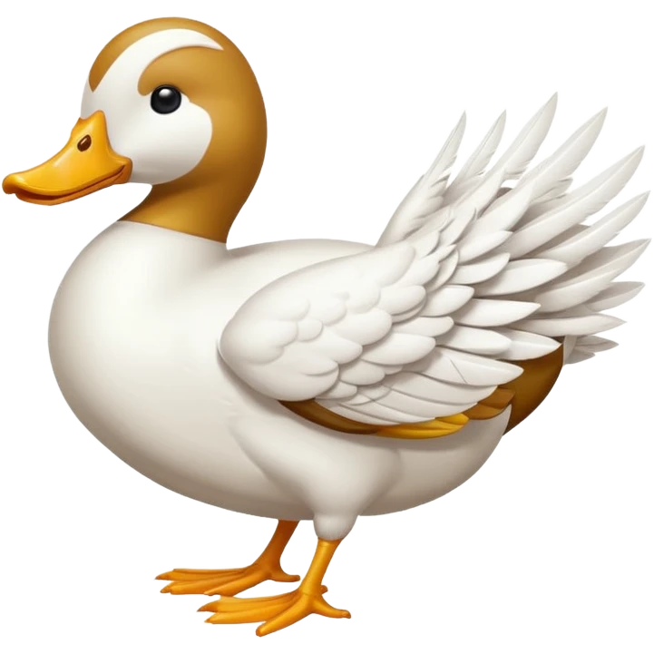 Canard avec des ailes  emoji