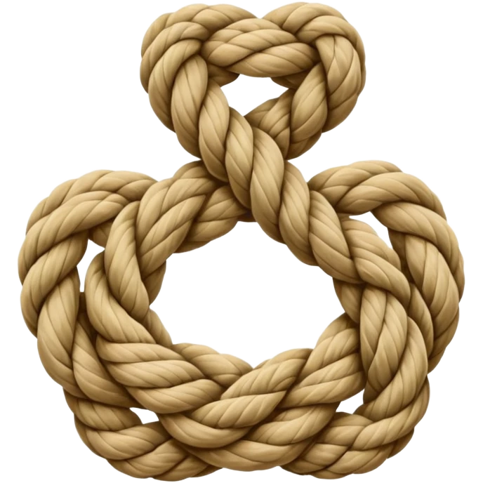 Rope Knot – decorative Shibari knot. emoji