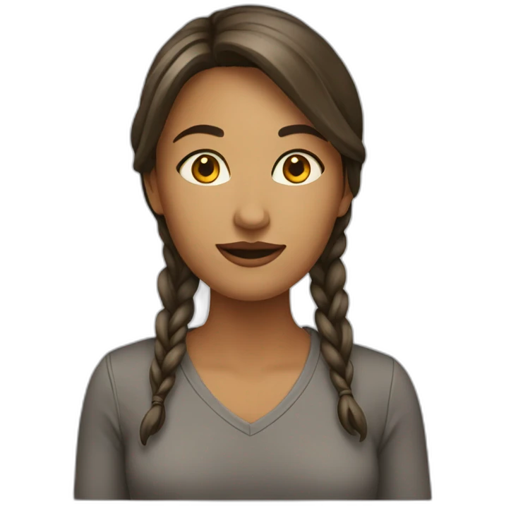 Woman аше emoji