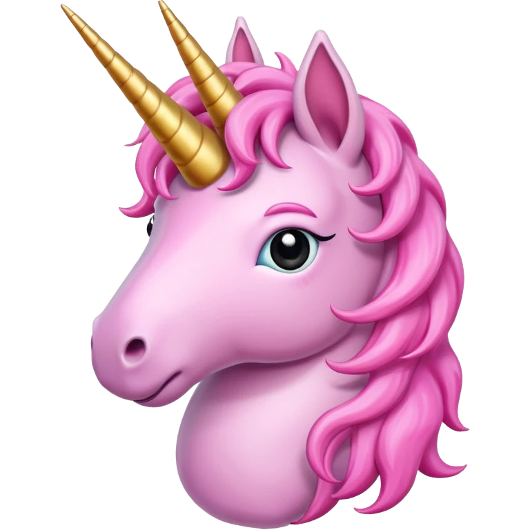 Pembe unicorn emoji