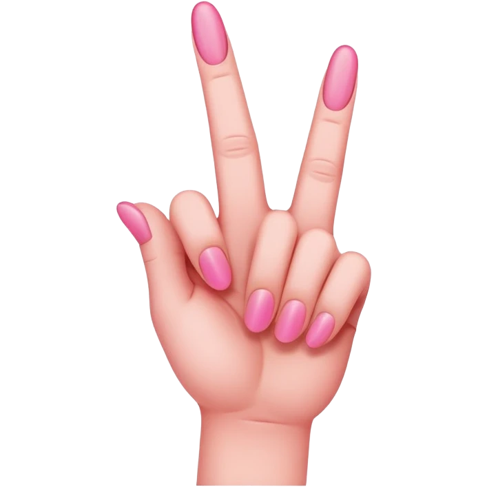 Pink middle finger  emoji