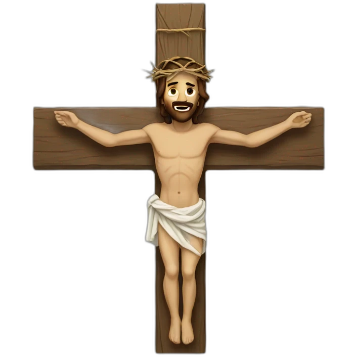 Crucified Jesus emoji