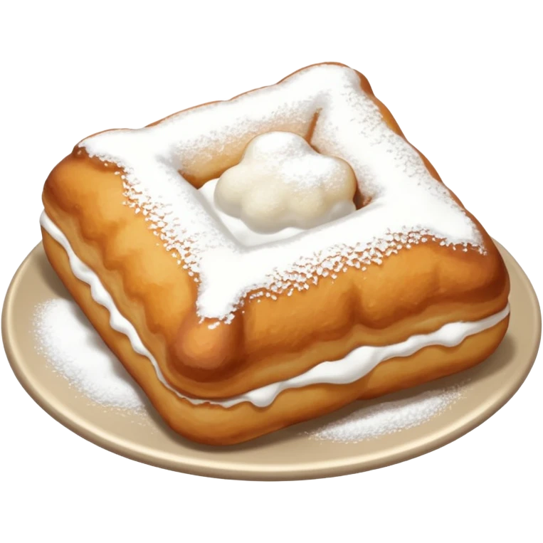 A Beignet emoji