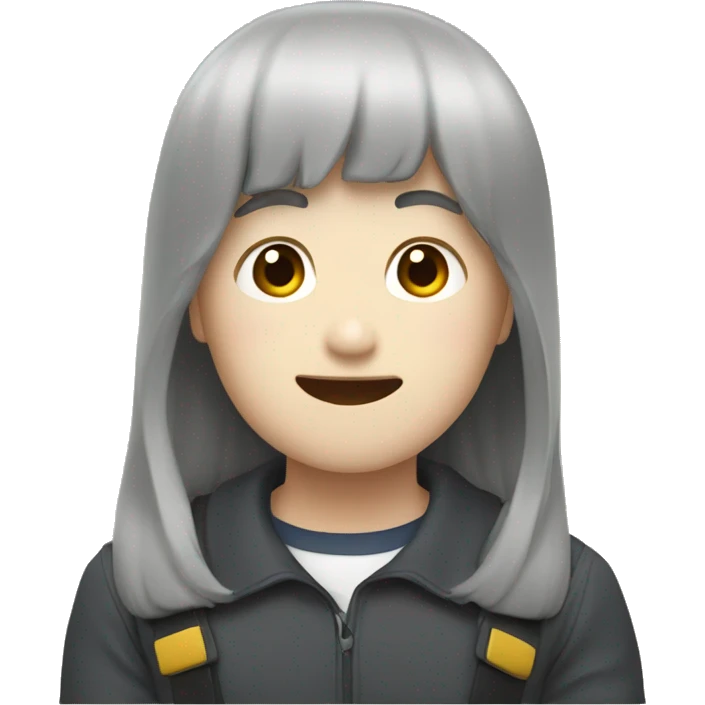 발표하고있는 여자  emoji