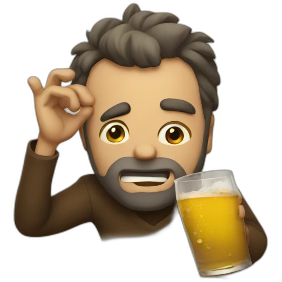 drunk emoji