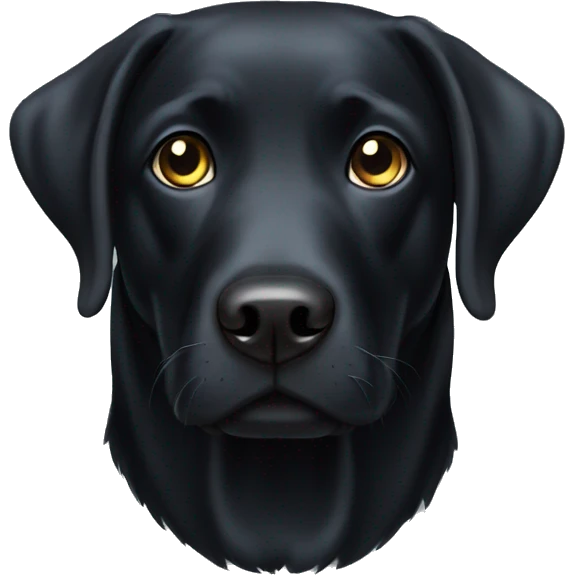 black Labrador emoji