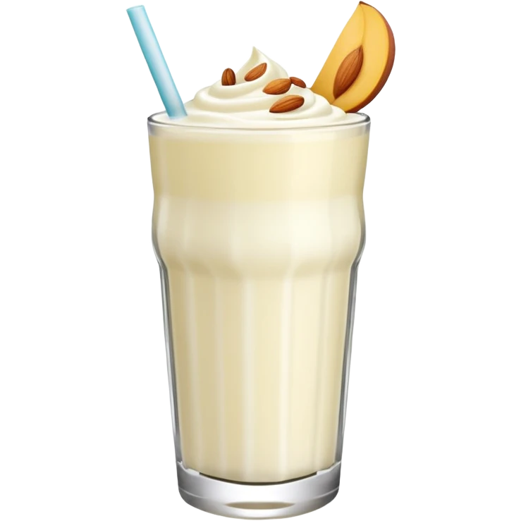 Lassi white coloured with punjabi touch on a glass without any extras remove straw and dryfruits emoji