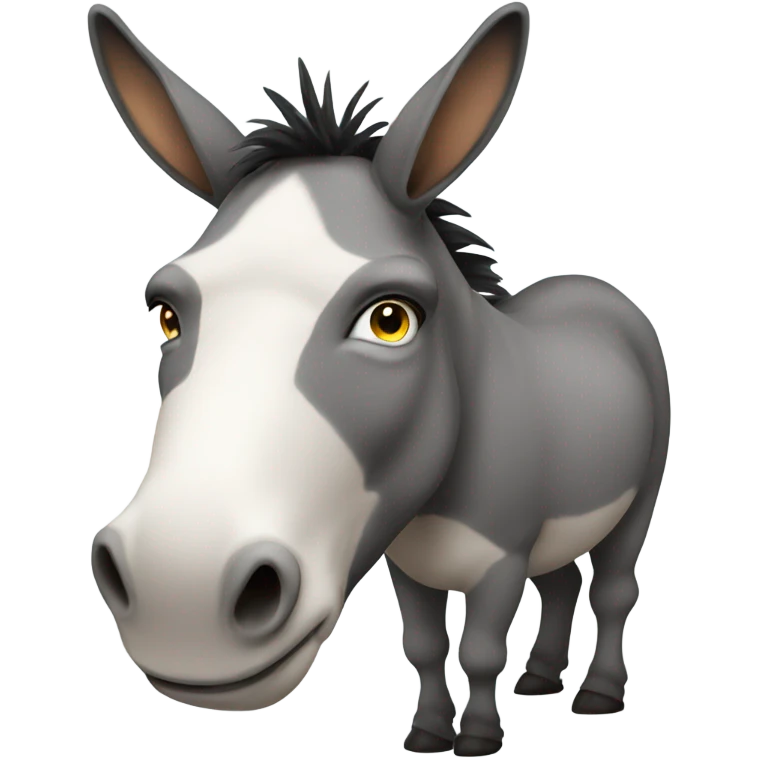 Fat donkey emoji