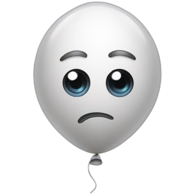 ballon with eyes emoji