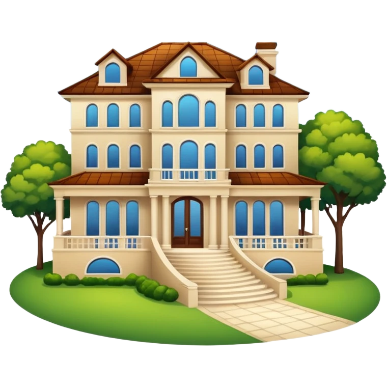 casa lujosa y bonita emoji