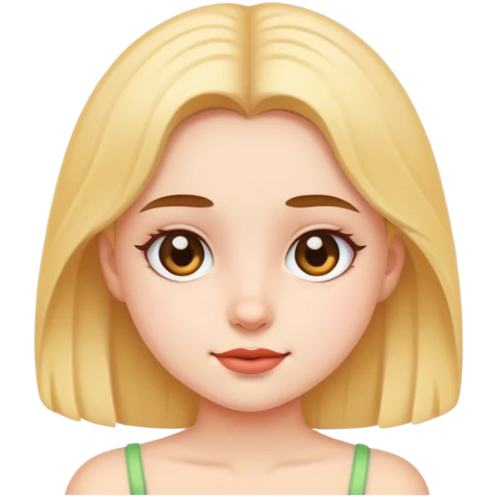 Cute girl  emoji