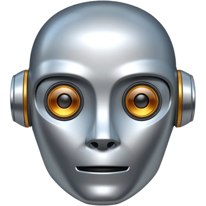 robot head emoji