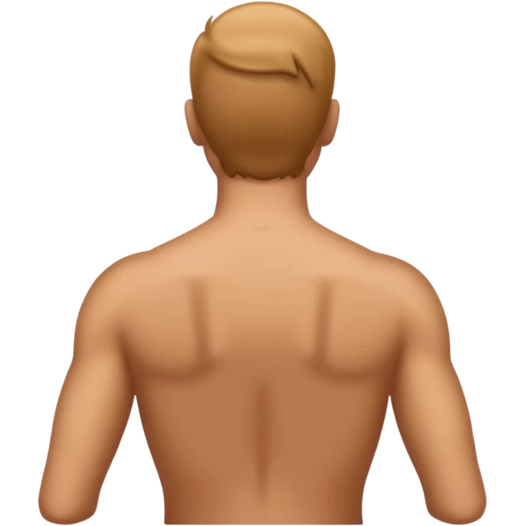 Human back emoji