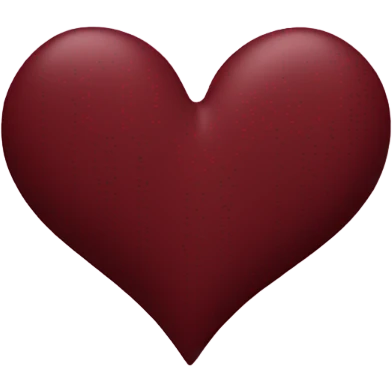Maroon heart  emoji