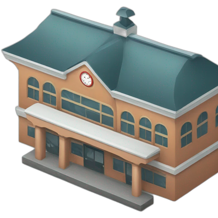 train station emoji