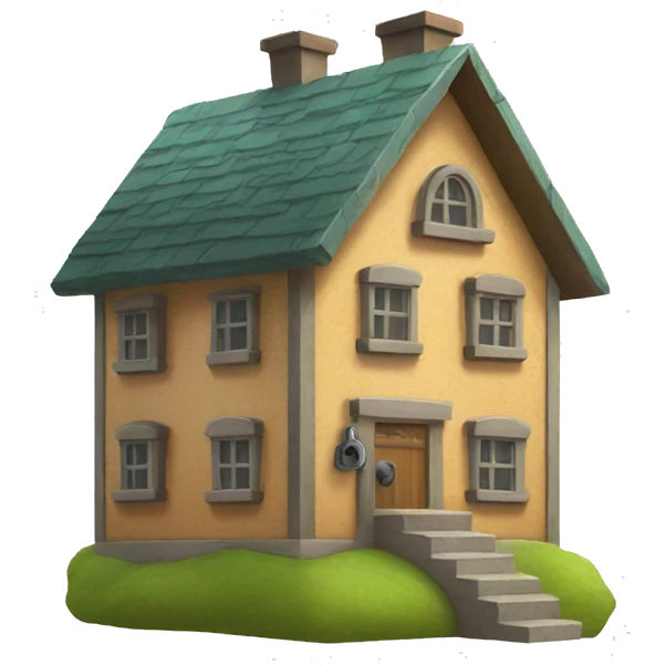house with a lock emoji