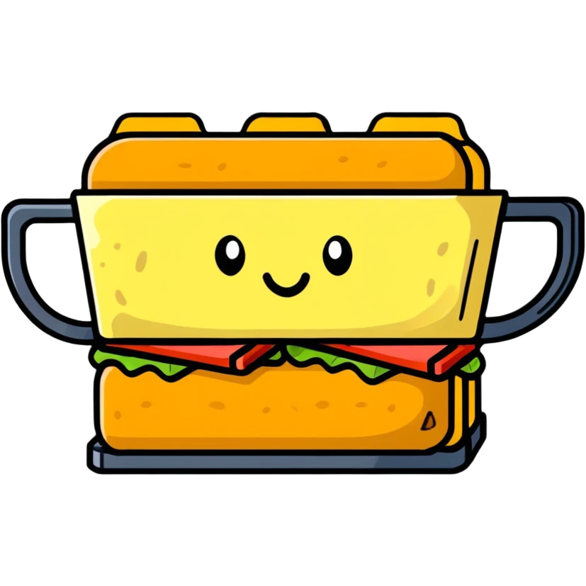 trophy with sandwich filling emoji