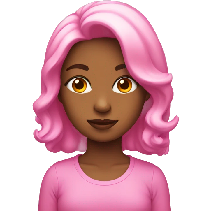 Pink emoji