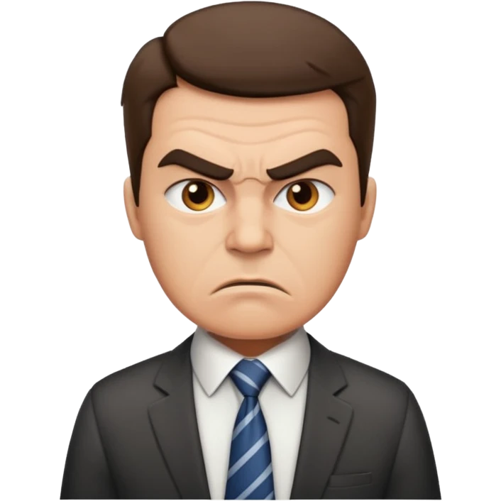 an angry office worker emoji